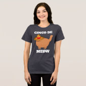 CINCO DE MEOW FUNNY CAT T-SHIRT T-SHIRT (Voorkant volledig)