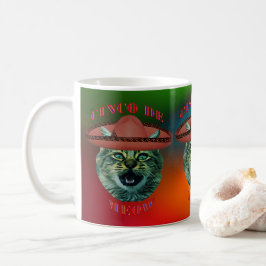 Cinco de Meow Gray Cat Cinco de Mayo Mexico Koffiemok