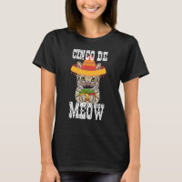Cinco De Meow  Katt taco etende grap Cinco De Mayo