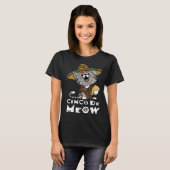 Cinco De Meow with Smiling Cat Taco and Sombrero T-shirt (Voorkant volledig)