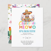 Cinco De Meowo Leuk Cat Fiesta Feestthema (Voorkant / Achterkant)