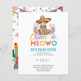 Cinco De Meowo Leuk Cat Fiesta Feestthema