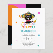 Cinco De Meowo Plezier Feestje 5 mei Kat Thema (Voorkant / Achterkant)