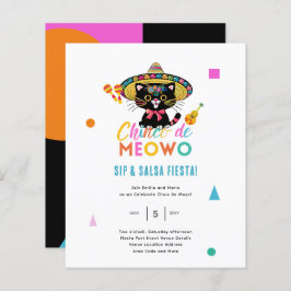 Cinco De Meowo Plezier Feestje 5 mei Kat Thema 