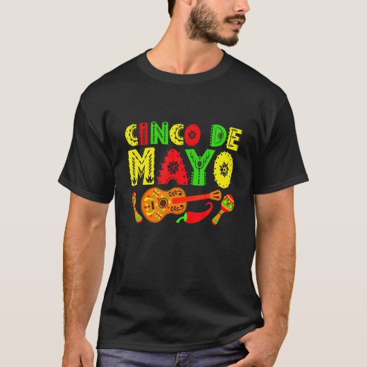 Cinco De My-O Funny Women Men Cinco De Mayo Fiesta T-shirt (Voorkant)