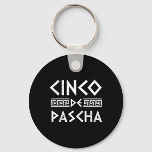 Cinco De Pascha Griekse Vlag Grappig Grieks Pasen Sleutelhanger