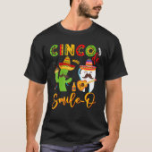 Cinco De Smile O Funny Guitar Tooth Catus Tacos M T-shirt (Voorkant)