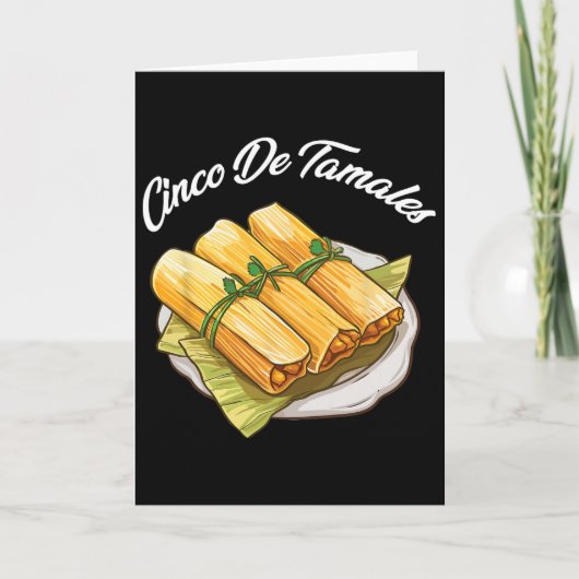 Cinco De Tamales Grappige Cinco De Mayo Mexicaanse Kaart (Voorkant)