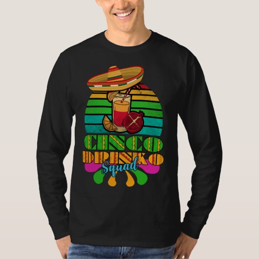 Cinco Drinko Squad T-shirt (Voorkant)