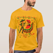 Cinco kleurengoud t-shirt (Voorkant)