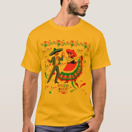 Cinco kleurengoud t-shirt