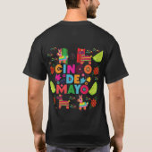 Cinco viering canvas t-shirt (Achterkant)