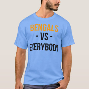Cincy Bengals vs iedereen T-shirt