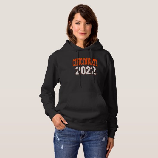 CINCY 'NATI Cincinnati OH Matching Family Couple T Hoodie (Voorkant volledig)