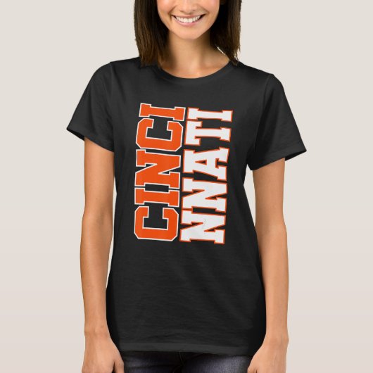 CINCY 'NATI Cincinnati OH Matching Family Couple T T-shirt (Voorkant)