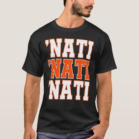CINCY 'NATI Cincinnati OH Matching Family Couple T T-shirt (Voorkant)