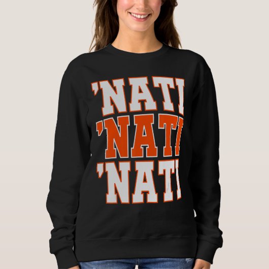 CINCY 'NATI Cincinnati OH Matching Family Couple T Trui (Voorkant)