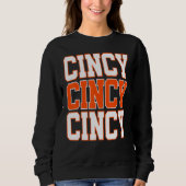 CINCY 'NATI Cincinnati OH Matching Family Couple T Trui (Voorkant)