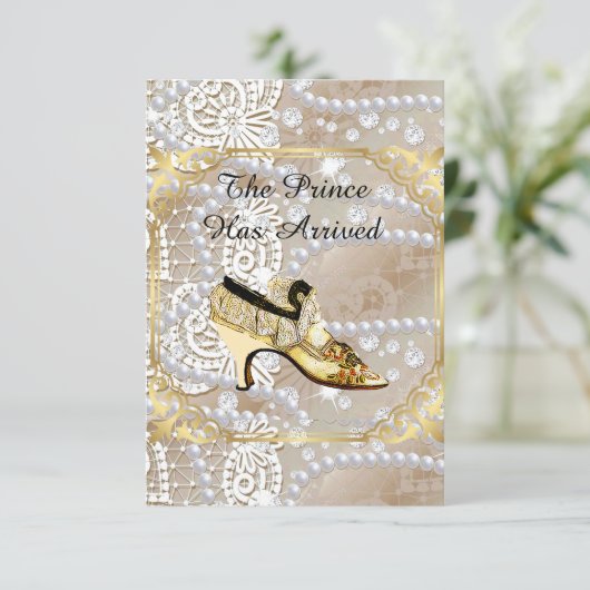 CINDARELLA'S BACHLORETTE FEEST OF BRUILOFT UITNODI KAART (Staand voorkant)