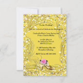 CINDARELLA'S BACHLORETTE FEEST OF BRUILOFT UITNODI KAART (Achterkant)