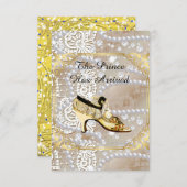 CINDARELLA'S BACHLORETTE FEEST OF BRUILOFT UITNODI KAART (Voorkant / Achterkant)