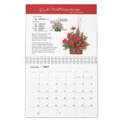 Cinda's Floral Design Recepten met instructies Kalender (Jan 2027)