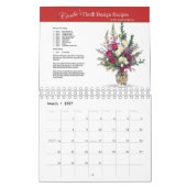Cinda's Floral Design Recepten met instructies Kalender (Mar 2027)
