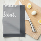 Cinder - Wit Theedoek (Quarter Fold)