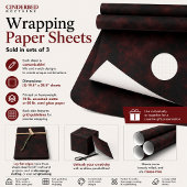 Cinderbed Nocturne Inpakpapier Vel