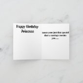 Cinderela-verjaardag Kaart (Binnen)