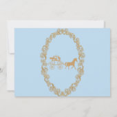 Cinderella Birthday Party Photo Invitation Kaart (Achterkant)