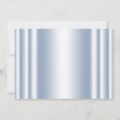 Cinderella Blue Princess Quinceanera Kaart (Achterkant)