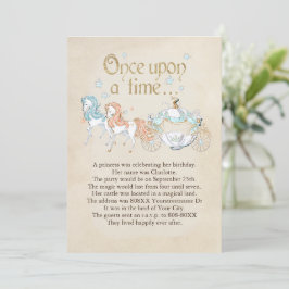 Cinderella Carriage  Sprookjesboek Kaart