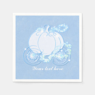 Cinderella Carriage Storybook Princess Napkins Servetten