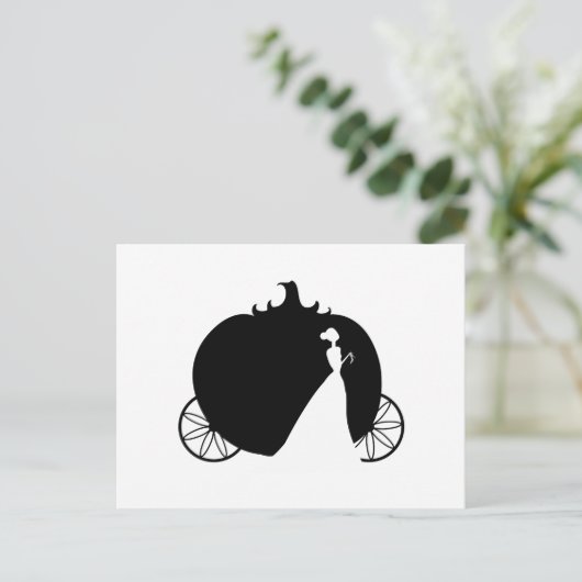 Cinderella Coach Briefkaart (Staand voorkant)