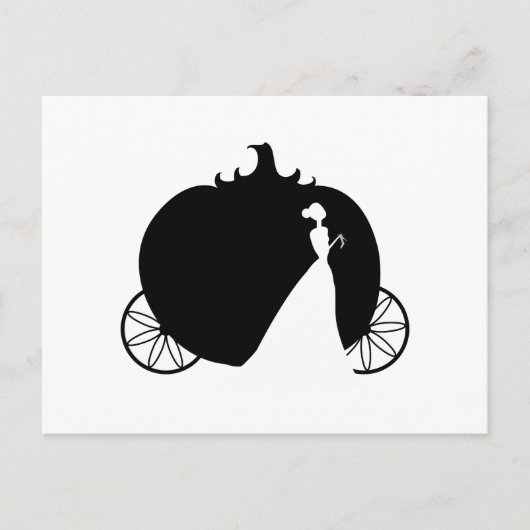 Cinderella Coach Briefkaart (Voorkant)