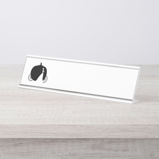 Cinderella Coach Bureau Naambordje (Voorkant)