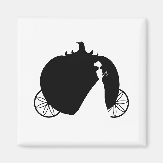 Cinderella Coach Magneet (Voorkant)