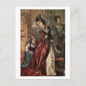 Cinderella die haar Stap-Zisters helpt Briefkaart (Voorkant)