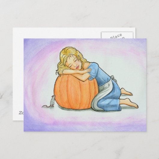 Cinderella Dreaming Briefkaart (Voorkant / Achterkant)