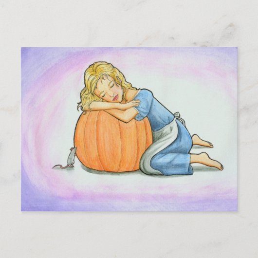 Cinderella Dreaming Briefkaart (Voorkant)