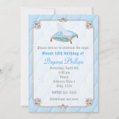 Cinderella Elegant Chic Princess Royal Invitation Kaart (Voorkant)
