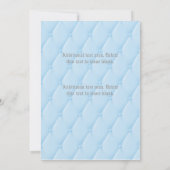 Cinderella Elegant Chic Princess Royal Invitation Kaart (Achterkant)
