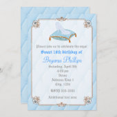 Cinderella Elegant Chic Princess Royal Invitation Kaart (Voorkant / Achterkant)