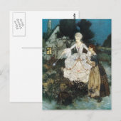 Cinderella en Fairy Godmoeder Briefkaart (Voorkant / Achterkant)