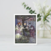 Cinderella en Fairy Godmoeder - Millicent Sowerby Briefkaart (Staand voorkant)