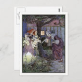 Cinderella en Fairy Godmoeder - Millicent Sowerby Briefkaart (Voorkant / Achterkant)