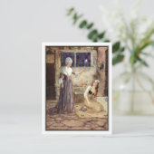 Cinderella en Fairy Godmoeder - Millicent Sowerby Briefkaart (Staand voorkant)