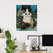 Cinderella en Fairy Godmoeder Poster (Thuiskantoor)