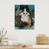 Cinderella en Fairy Godmoeder Poster (Keuken)
